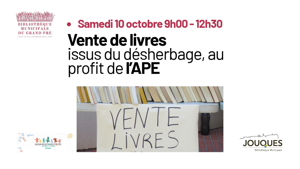 Vente de livres issus du désherbage